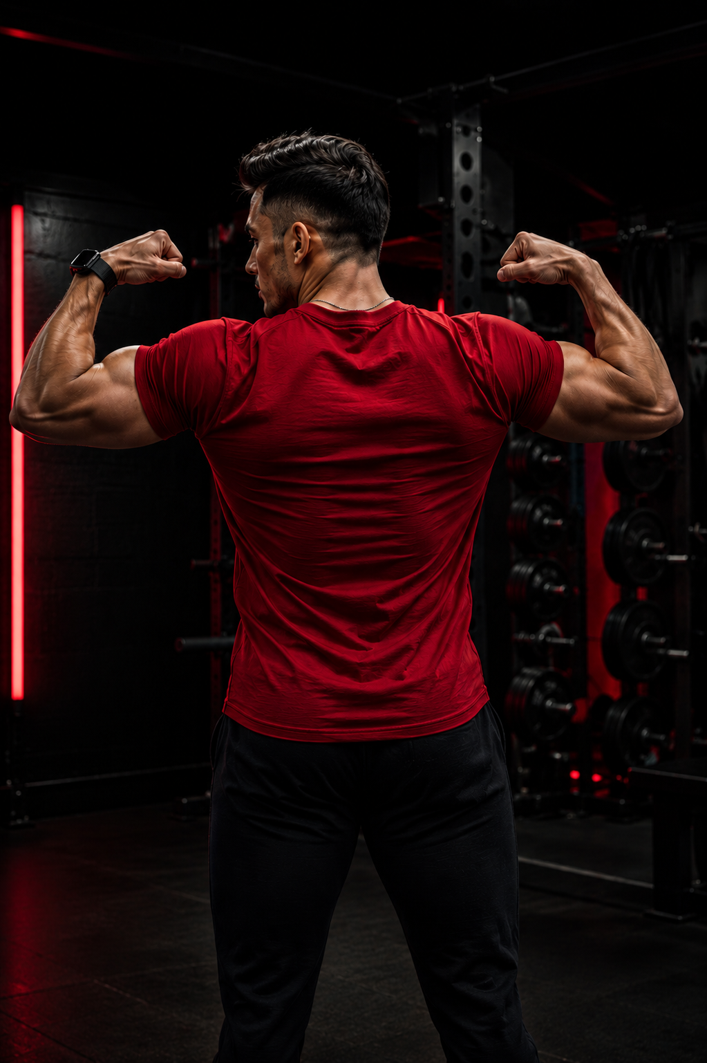 Alpha Grind Inner Circle Tee – Crimson Edition