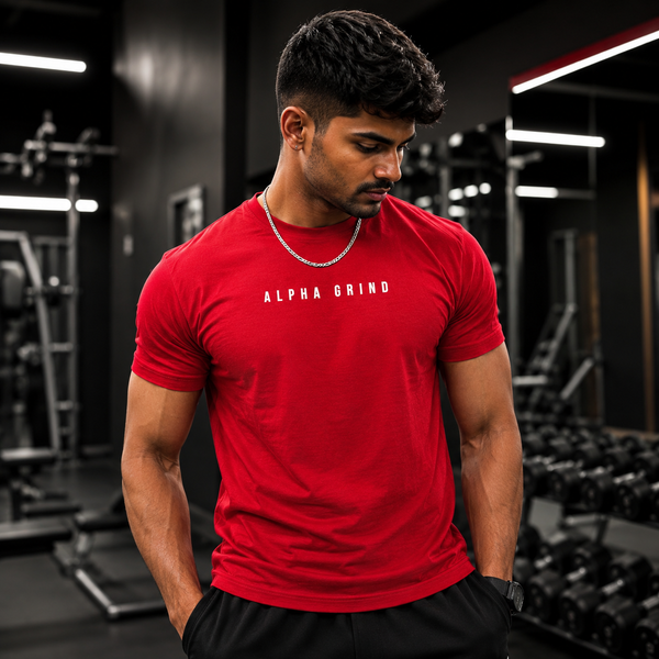 Alpha Grind Essential Crew – Red