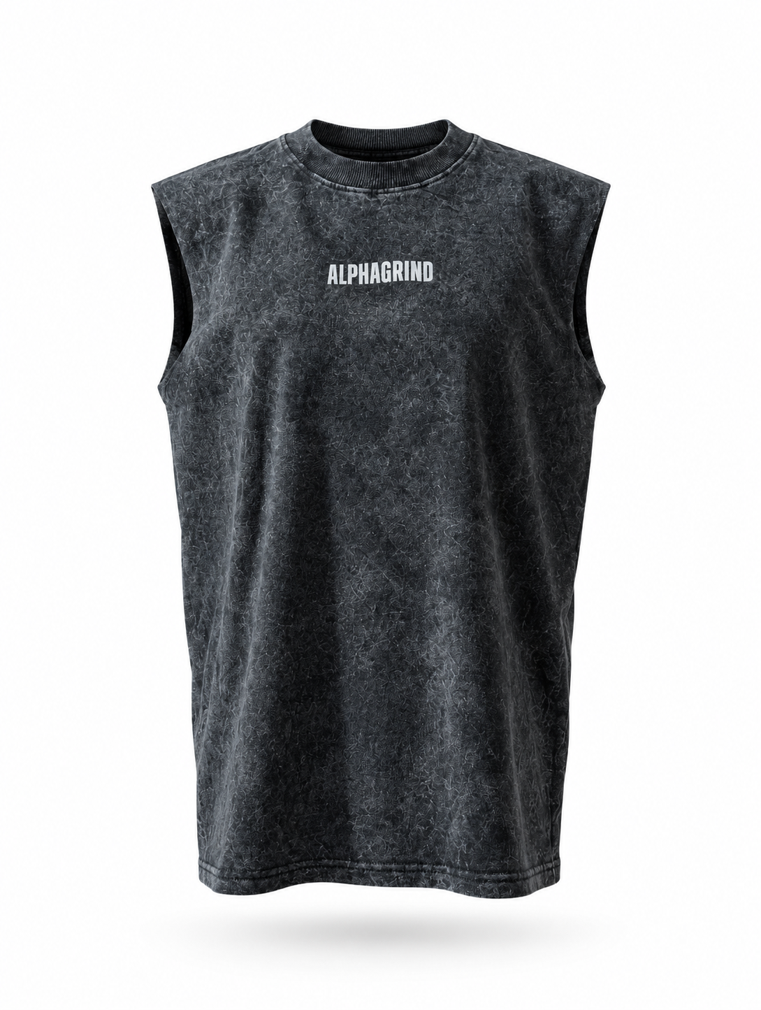 Black Acid Wash Tank- Trust The Journey