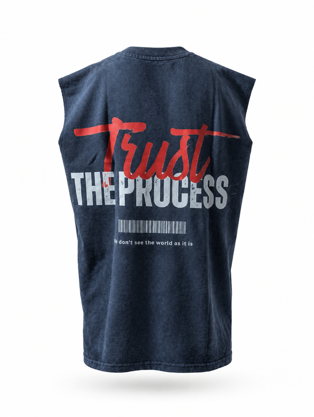 Blue Acid Wash Tank- Trust The Process